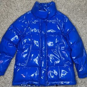 Blue Puffer Coat